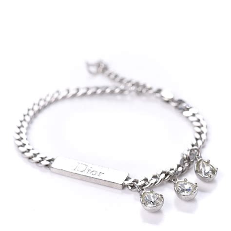 dior braclet silver